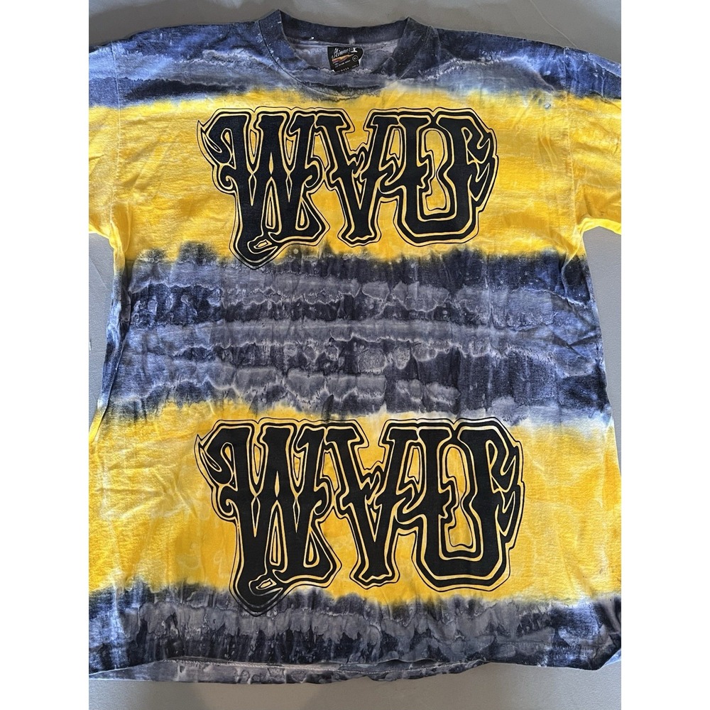 Vintage‎ Skimmers West Virginia University Tie Dye Shirt XL Made In USA NCAA